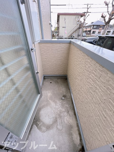 ピノ・ノワール新守山のバルコニー