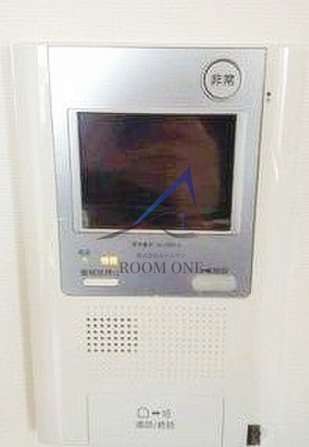 ライズコート大森町のセキュリティ|モニター付きインターホンです。