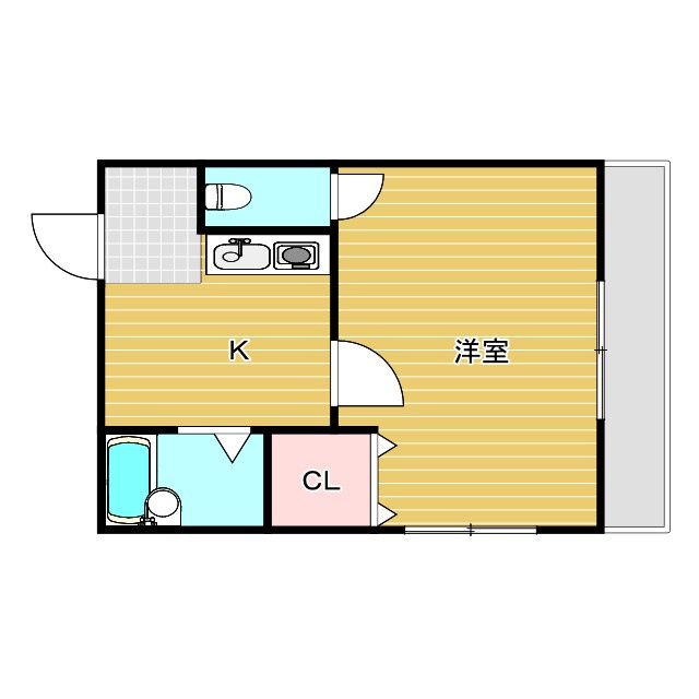 ソレイユ花屋敷の間取り