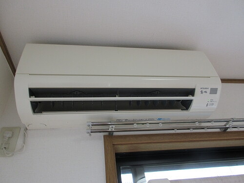 【設備】 | 櫻ハウス大八木 | エアコン　※前回募集時撮影2023年7月