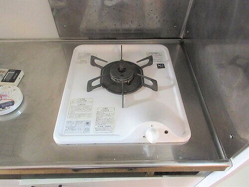 【キッチン】 | 櫻ハウス大八木 | ガスコンロ　※前回募集時撮影2023年7月