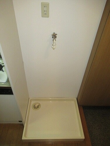 【設備】 | 櫻ハウス大八木 | 室内洗濯機置場　※2021年8月撮影