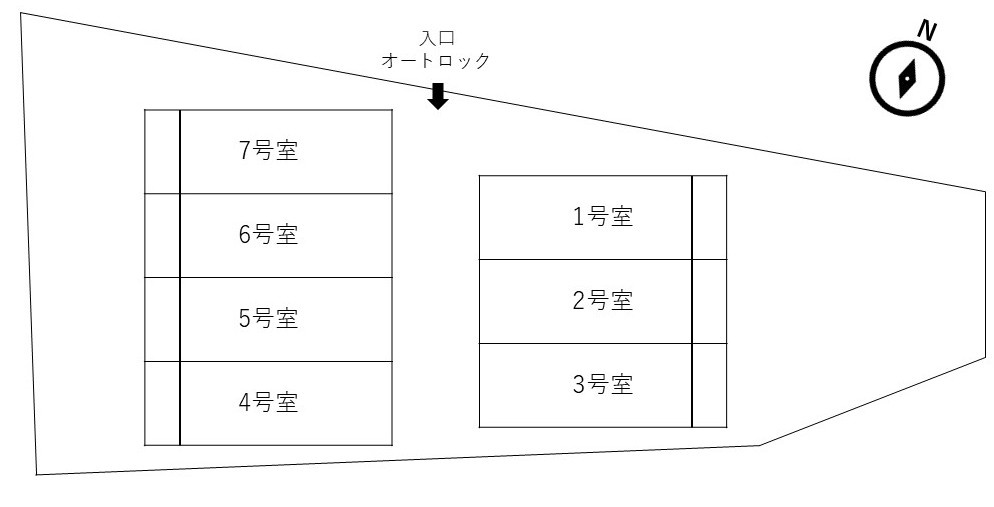 AILE中山寺の区画図
