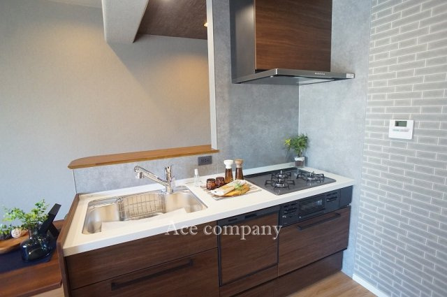 【キッチン】 | メロディーハイム清水谷 | 食洗機＆浄水器付きのシステムキッチン新調です☆