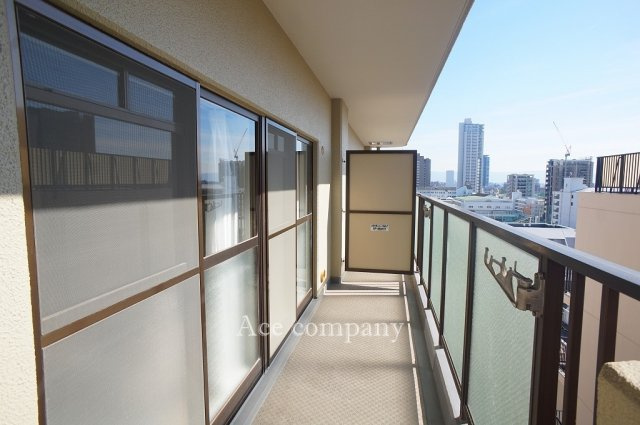 【バルコニー】 | メロディーハイム清水谷 | 南向きのバルコニーです☆