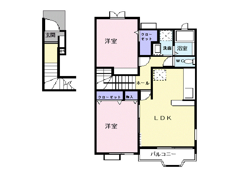 ラッフィナ－トの間取り|間取図