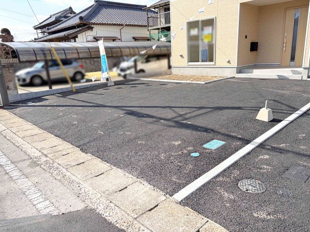 つくば市台町第3　新築戸建て　1号棟の駐車場|カースペースは2台お停めいただけます♪