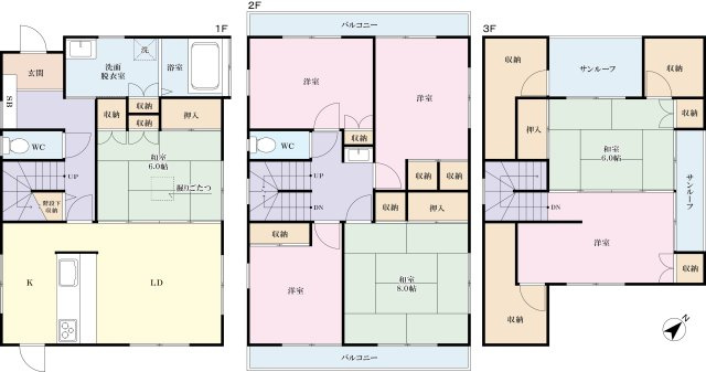 【間取り】 | 熱海市下多賀 戸建