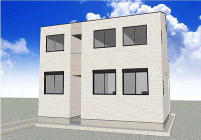 【外観パース】 | ハーモニーテラス一ツ家Ⅶ