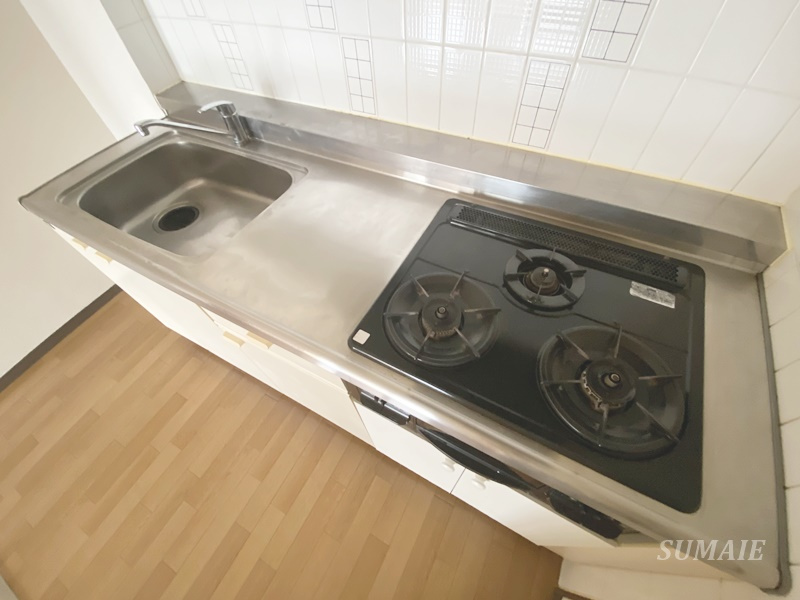 グリーンハイツたかはなのキッチン|グリル付きコンロ☆