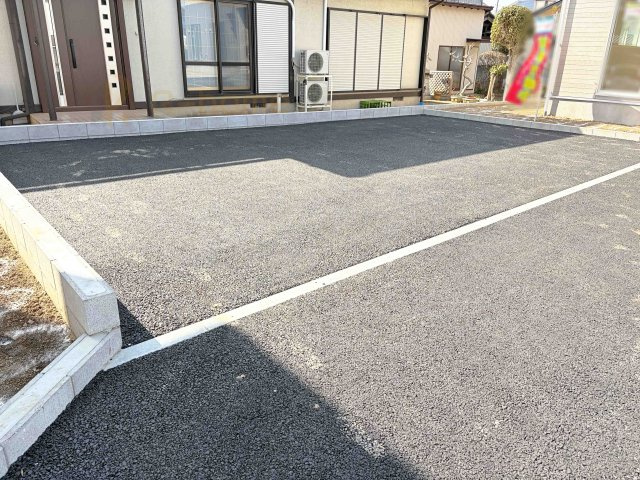 つくば市台町第3　新築戸建て　2号棟の駐車場|カースペースは2台お停めいただけます♪