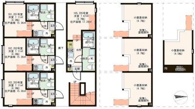 【区画図】 | ハーモニーテラス足立Ⅻ