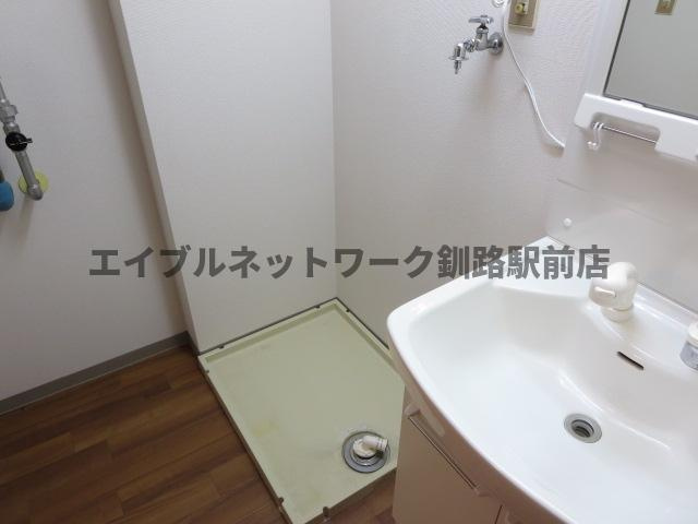 大栄マンション鶴ヶ岱の洗面所