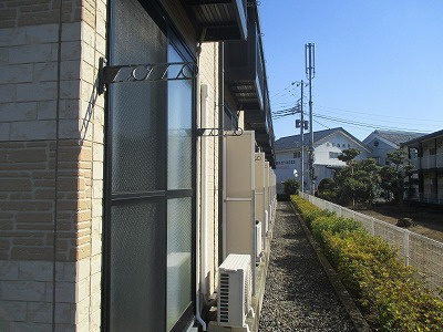 レオパレスラルーチェⅡのバルコニー