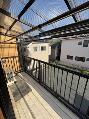 【バルコニー】 | 成増赤塚5丁目戸建 | お洗濯も干せるバルコニー付き