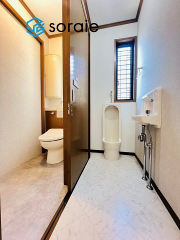 川越市吉田　4LDK＋S　中古戸建て　のトイレ|令和7年11月4日撮影。