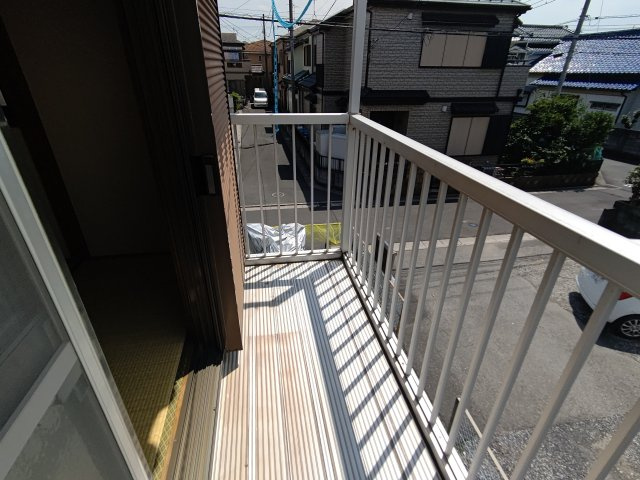 安藤ハイツのバルコニー