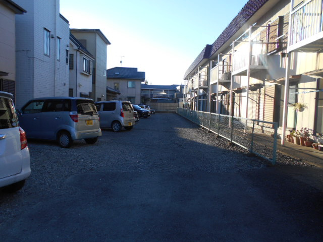 安藤ハイツの駐車場