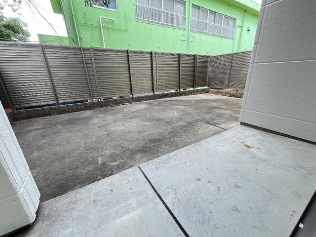 サンモール金ヶ崎の庭