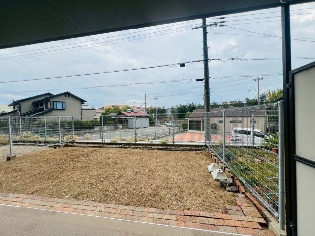 嵯峨クレセーヌ神戸西のバルコニー