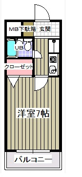 ガーデンヒルズ中山の間取り