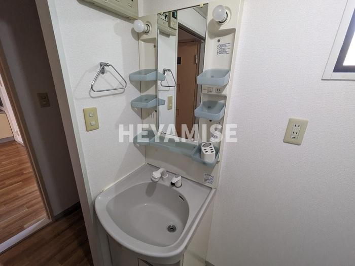 セジュール鬼橋B棟の洗面所