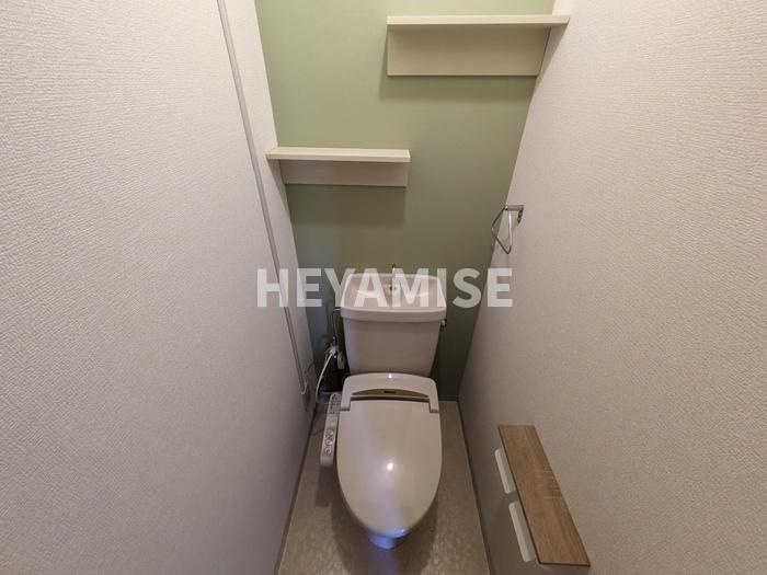 セジュール鬼橋B棟のトイレ