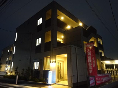 【外観】 | レガリア扇Ｂ棟 | 外観写真（夜）