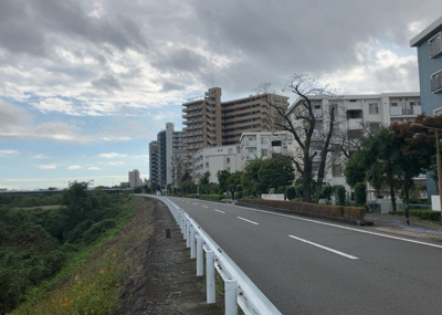 【展望】 | 本厚木リバーサイドマンション弐番館 | 眺望を気にして物件を探す場合、前面に建物が建っていないか現地で確認しましょう！前面に建物があると景色はもちろん、日当たりや風通しにも影響が出てきます。住んだ時のことを想像しながら現地見学をしましょう。