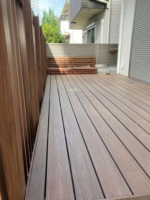 三原台戸建のバルコニー