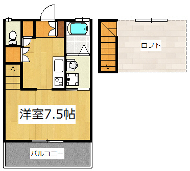 メゾンフルールの間取り