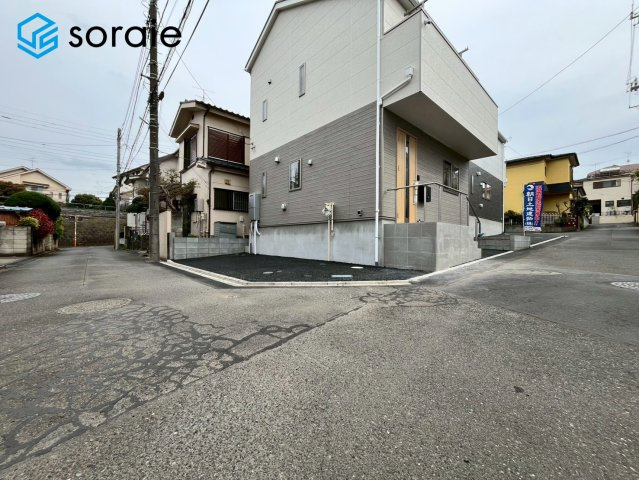 所沢市小手指南第37　新築戸建　クレイドルガーデンの前面道路含む現地写真|4/6撮影