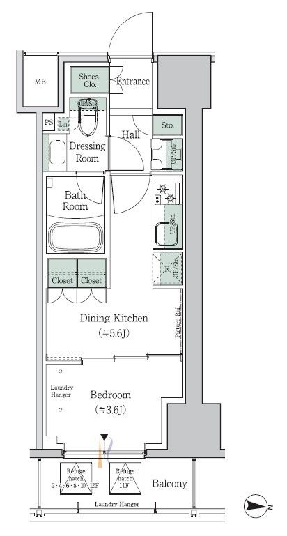 ワンルーフレジデンス中野南台