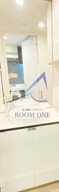 マスターズコート木場公園ブランの洗面所|洗面台です。