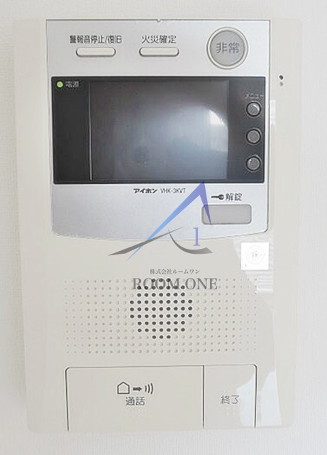 プレール・ドゥーク東雲のセキュリティ|モニター付きインターホンです。