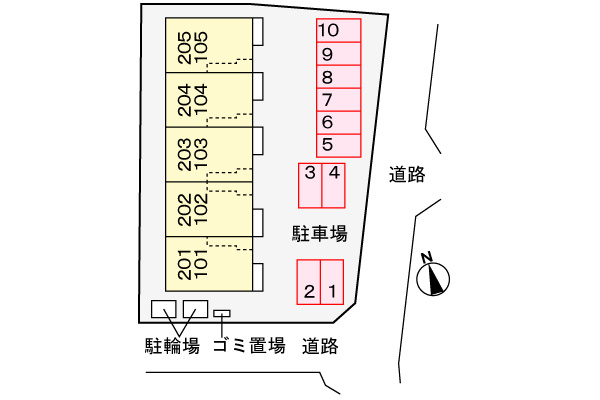 ＤＫ　ＳＷＡＮの駐車場