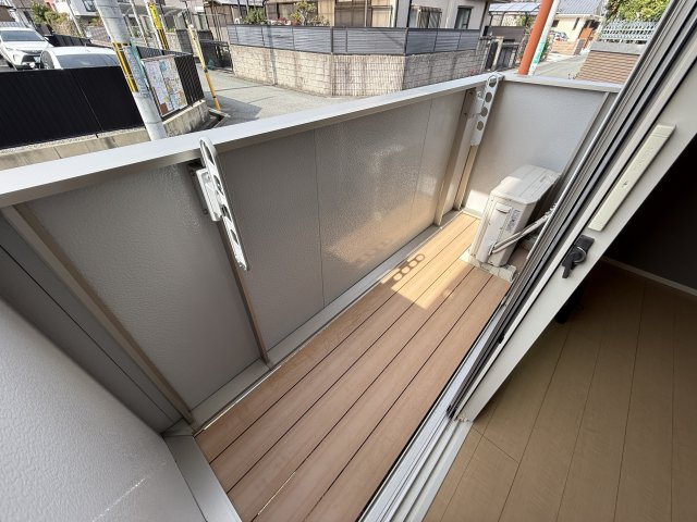シャルマンコート豊中のバルコニー