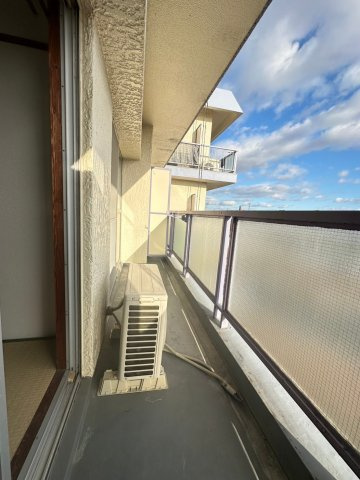 ハイツ米屋のバルコニー