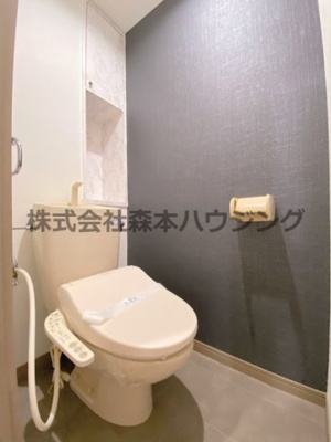 【トイレ】 | 　PHOENIX COURT 交野Ⅰ | 清潔感のあるトイレです