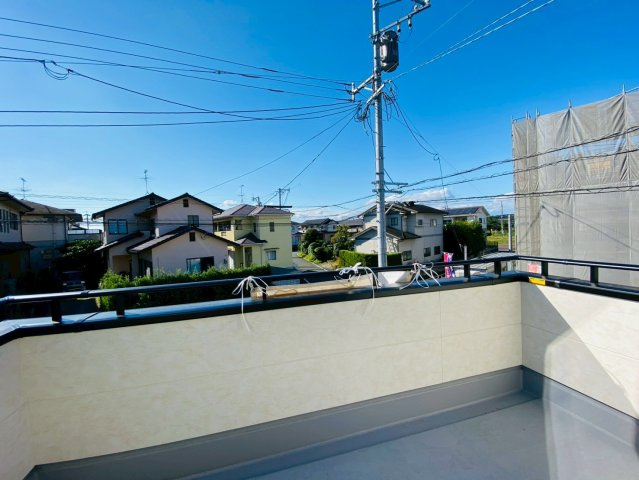 リーブルガーデン／菊陽町原水第三／１号棟のバルコニー