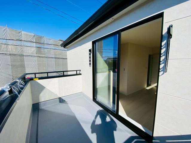 リーブルガーデン／菊陽町原水第三／１号棟のバルコニー