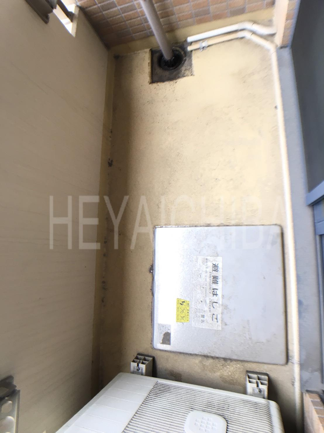 エルラッソ入谷のバルコニー