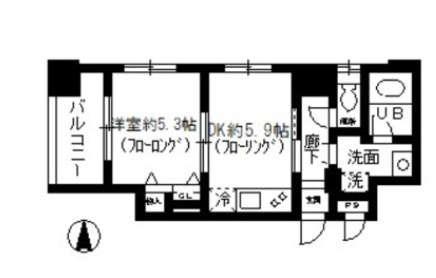 エルラッソ入谷の間取り