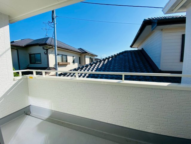 リーブルガーデン／菊陽町原水第三／２号棟のバルコニー