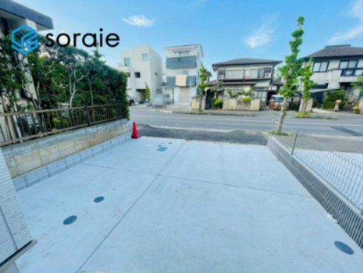ハートフルタウン所沢市中新井３丁目　新築戸建　全２棟の駐車場|4/20　撮影