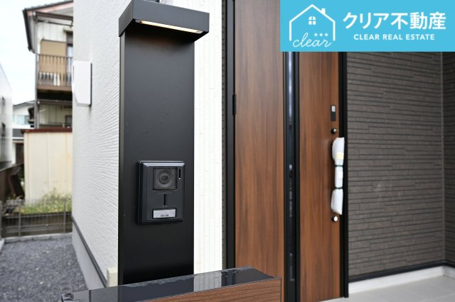 【セキュリティ】 | 大泉町吉田2期2棟 グラファーレ　1号棟 | TVモニター付きインターフォンで安心
