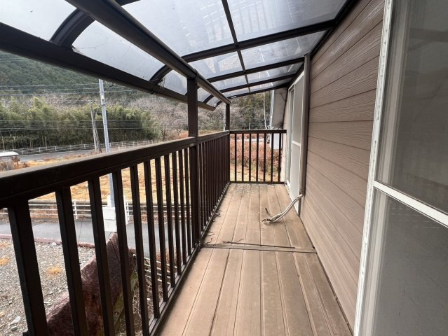 佐野市中古戸建、自然豊かでゴルフ場も近い♪　のバルコニー