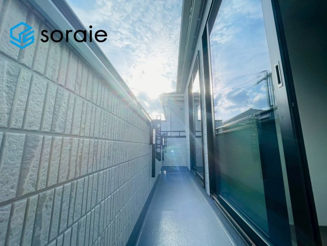 ハートフルタウン所沢市中新井３丁目　新築戸建　全２棟のバルコニー|4/20撮影