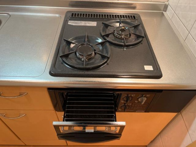 【キッチン】 | ジュピター | グリル付き二口コンロ