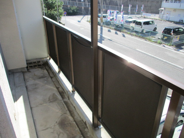 笑光マンションのバルコニー